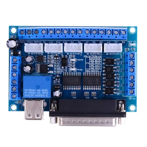 MACH3 Engraving Machine CNC 5-Axis Stepper Motor Driver Board - Image 3