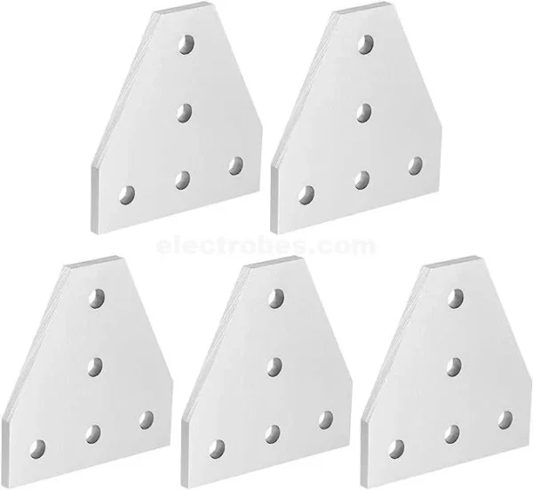 2020 T-Type Aluminum Profile Corner Bracket – Black