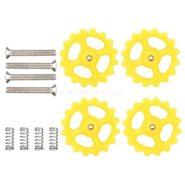 3D Printer Bed Leveling Kit – M3/M4 Thumb Screws, Nuts & Springs - Image 4