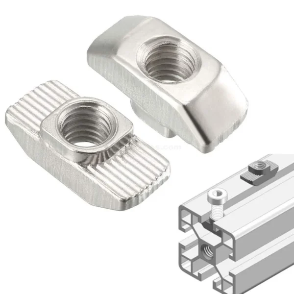 T-Nut M4/M5/M6 for 4040 V-Slot & T-Slot Aluminum Profiles - Image 2