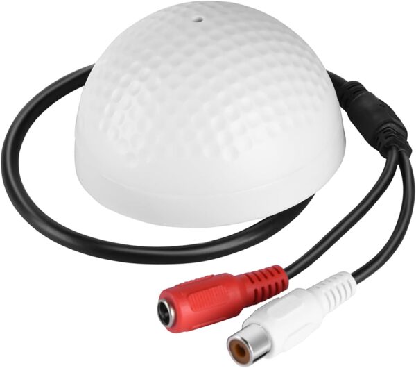 New 50-150 Square Meters High Sensitivity Mini Cctv Security Surveillance Microphone Audio Input For 1080p Wifi Ip Cameras Dvr