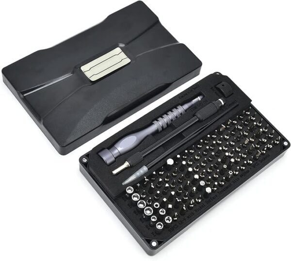 106Pcs JM-8177 Screwdriver Kit - Magnetic Repair Tool Set with CRV Plated Bits