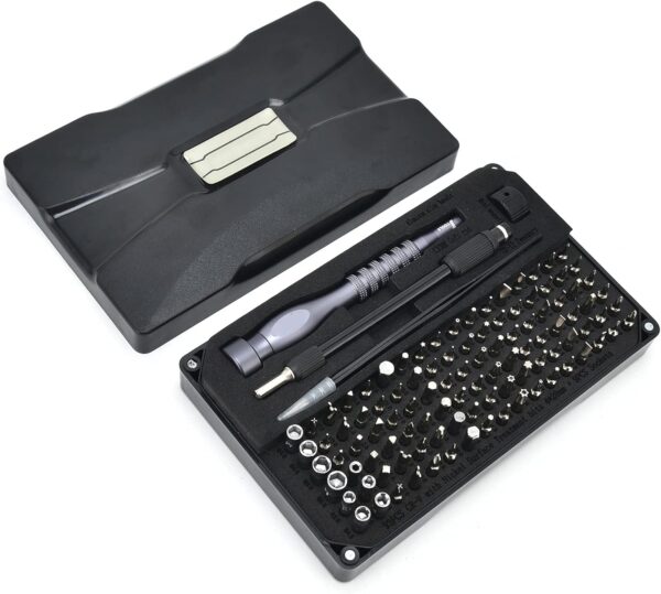 106Pcs JM-8177 Screwdriver Kit - Magnetic Repair Tool Set with CRV Plated Bits - Image 8