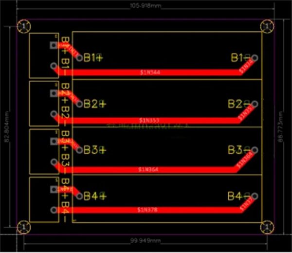 18650 Battery Holder - PCB - 3 Cell | Secure Battery Mount - Image 4