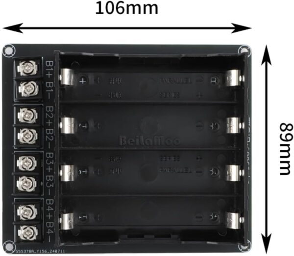 18650 Battery Holder - PCB - 3 Cell | Secure Battery Mount - Image 3