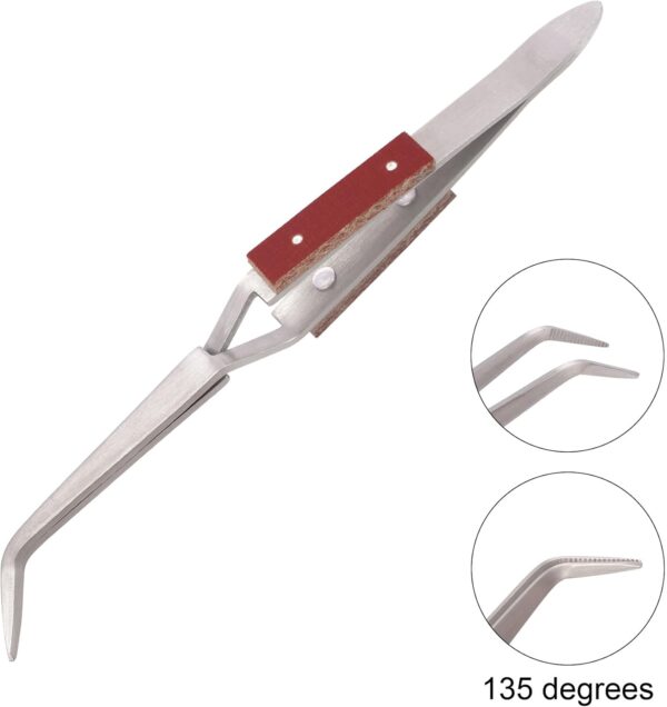 3 Pcs Stainless Steel Electronic Tweezers Set - Image 8