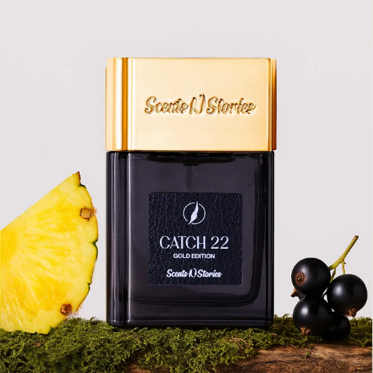 Catch 22 Gold Edition Perfume 15ml – Long-lasting smoky fruity fragrance in Lahore, Pakistan
