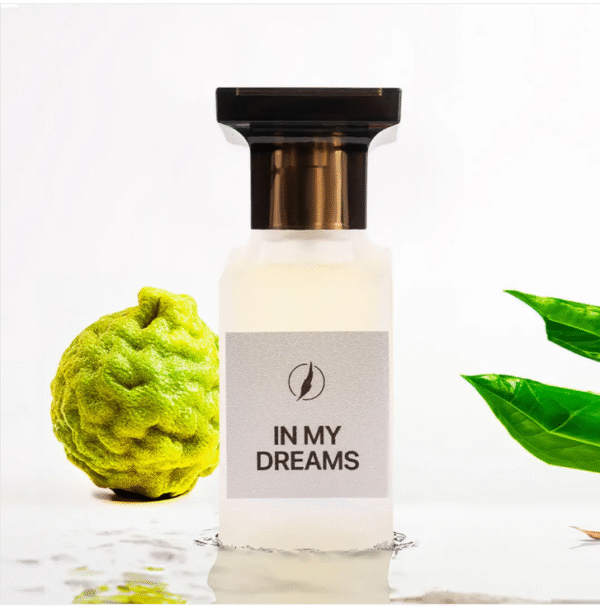 In My Dreams unisex perfume spray 50ml with citrus, green tea, and musk notes.